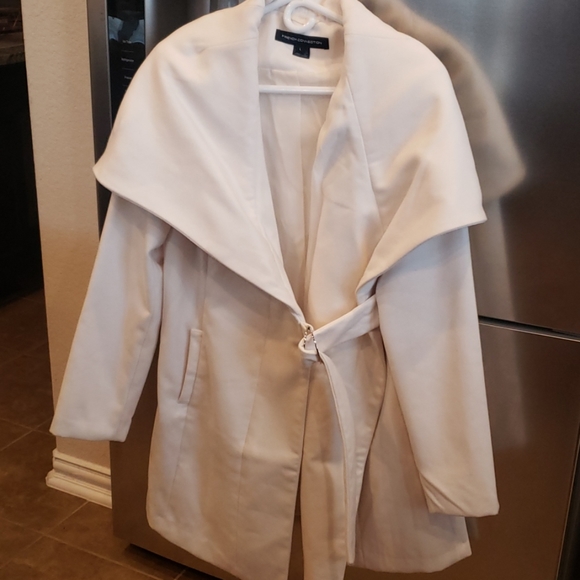 French Connection Jackets & Blazers - French Connection Cream Jacket